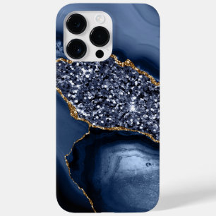 BLUE & GOLD AGATE PATTERN Case-Mate iPhone 14 PRO MAX CASE
