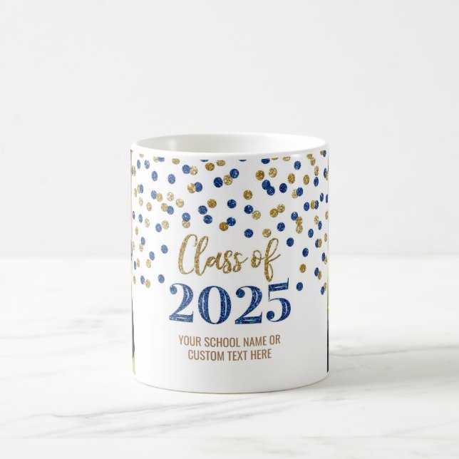 Blue Gold Class of 2025 Coffee Mug (Center)