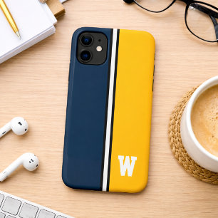Blue & Gold College Colours iPhone 11 Case