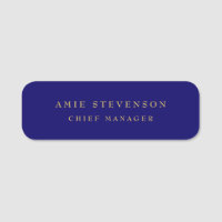 Blue Gold Colours Professional Classical Plain