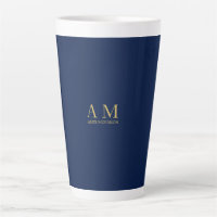 Blue Gold Colours Professional Initial Letters Nam