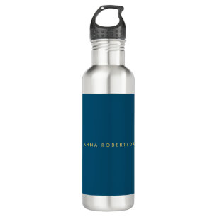 Blue Gold Colours Professional Trendy Minimalist 710 Ml Water Bottle