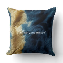 Blue Gold Cowhide