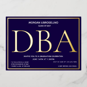 Blue Gold DBA Graduation