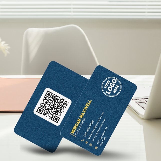 Blue Gold Diamonds Luxury CEO & Founder  Business Card (Blue Gold Diamonds Luxury CEO & Founder Business Card)