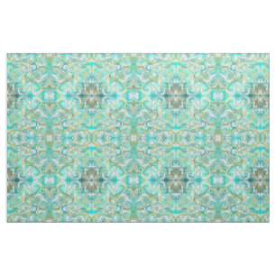 blue gold Fabric, colourful house textile beautifu Fabric