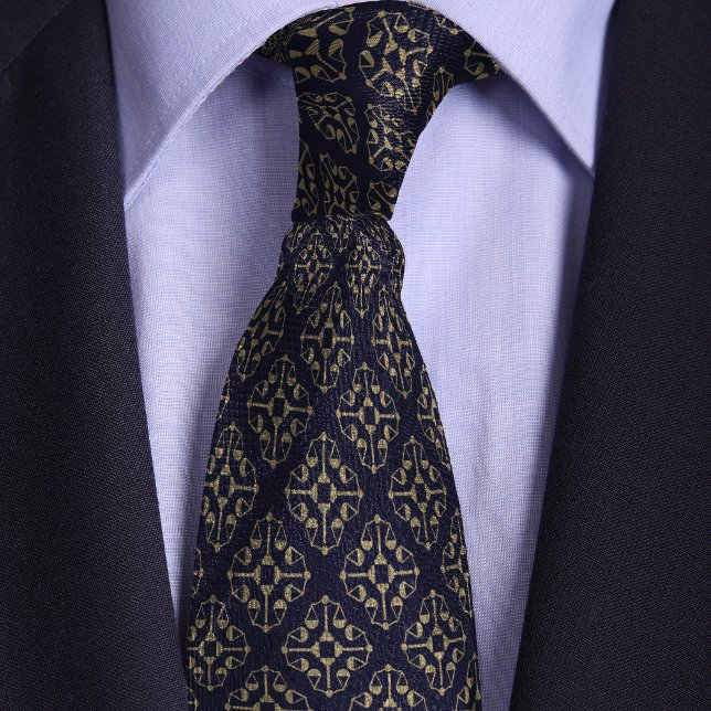 Blue & Gold Justice Scales Attorney Tie (Creator Uploaded)