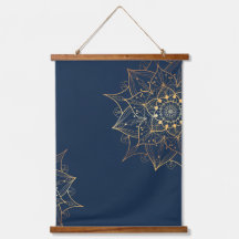 Blue & Gold Mandala | Islamic Art Inspired 