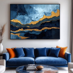 Blue Gold Poster