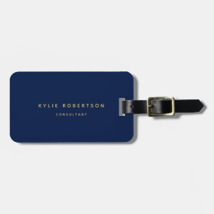 Blue Gold Professional Trendy Luggage Tag