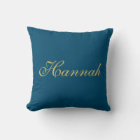 Blue Gold Professional Trendy Minimalist Name