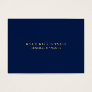 Blue Gold Professional Trendy Own Name