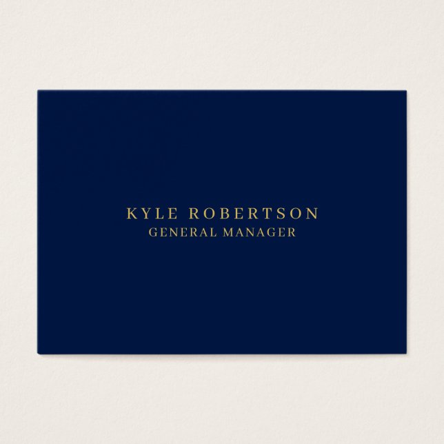 Blue Gold Professional Trendy Own Name (Front)
