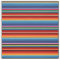 Blue Gold Red Mexican Sarape