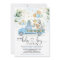 Blue Gold Wild Jungle Animal Sweet Baby Boy Shower