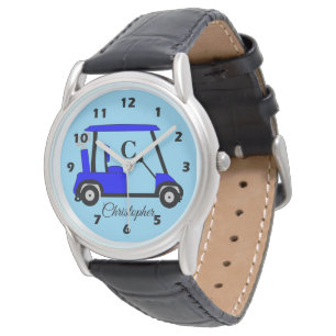 Blue Golf Buggy Watch