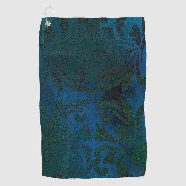 blue golf towel (Front)