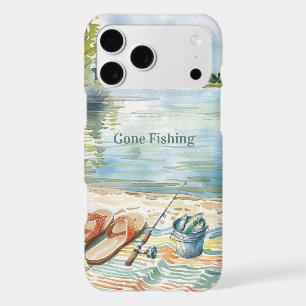 Blue Gone Fishing Bucket Lake