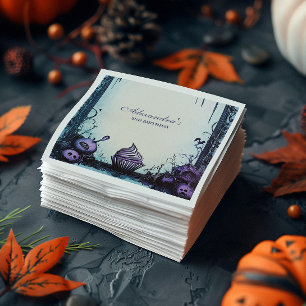 Blue Gothic 2nd Birthday – Two Spooky Theme Napkin