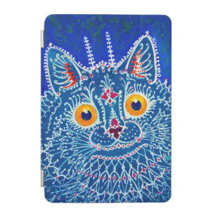 Blue Gothic Cat iPad Mini Cover