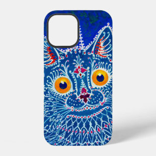Blue Gothic Cat iPhone 12 Case
