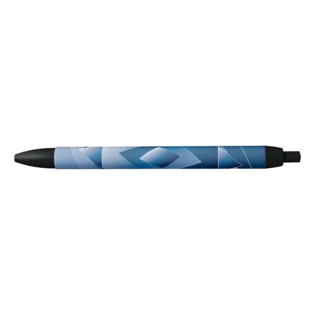blue gradient 1 black ink pen (Front)