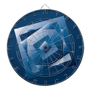 blue gradient 1 dartboard