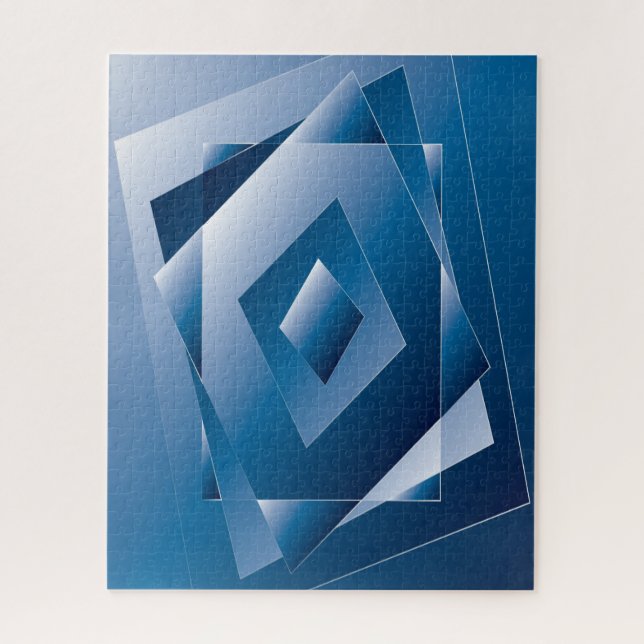 blue gradient 1 jigsaw puzzle (Vertical)