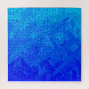 Blue Gradient Abstract  Jigsaw Puzzle