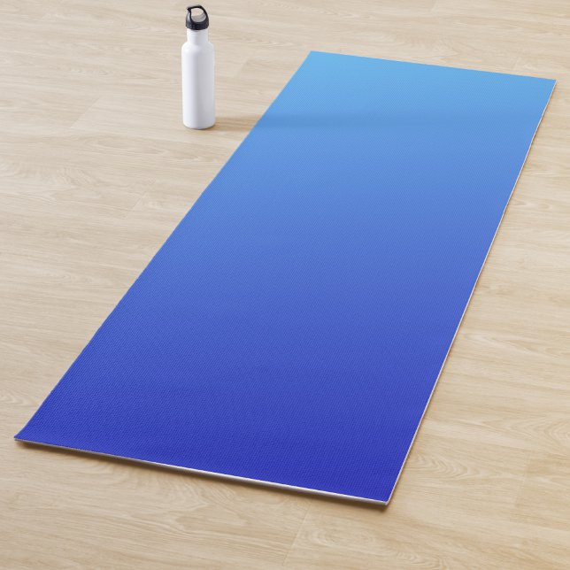 Blue gradient Colour  Yoga Mat (Creator Uploaded)