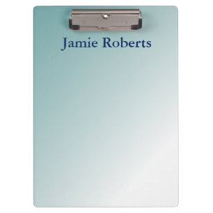 Blue Gradient Design Clipboard