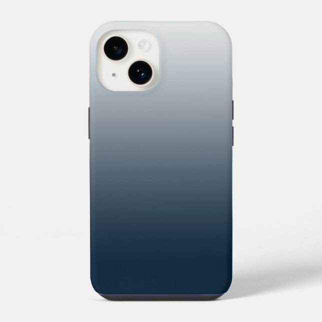 Blue gradient iPhone case (Back)