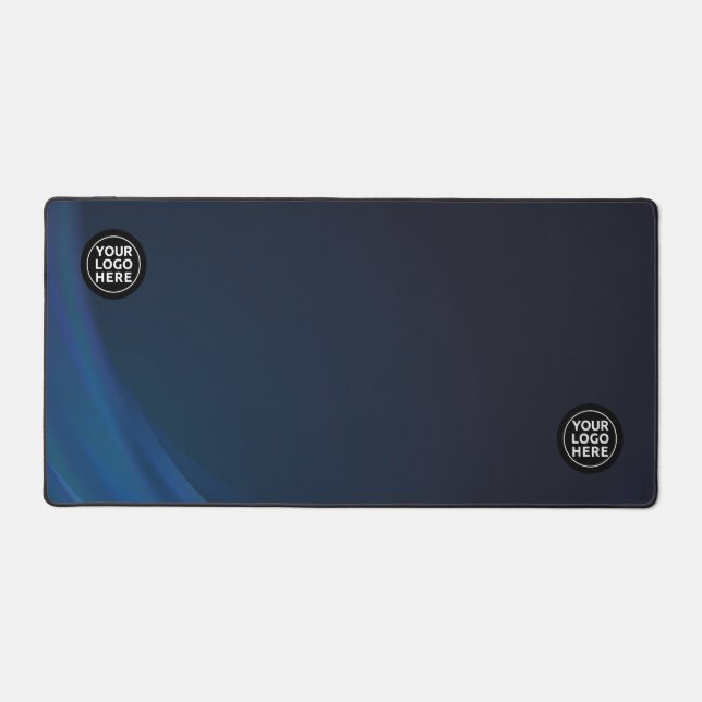Blue Gradient Professional Desk Mat Mouse Pad (Front)