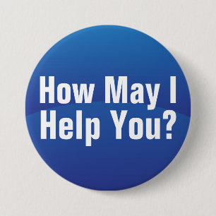 Blue Gradient Wave Help You Button