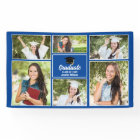 Blue Graduate Photo Collage 2026 Graduation Party