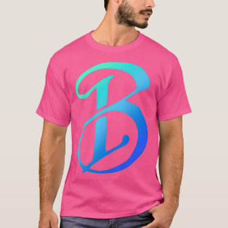Blue Graffiti Letter B 1 T-Shirt
