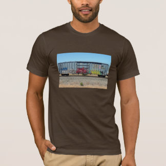 Blue Graffiti Train T-Shirt