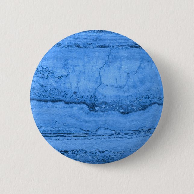 Blue Granite 6 Cm Round Badge (Front)