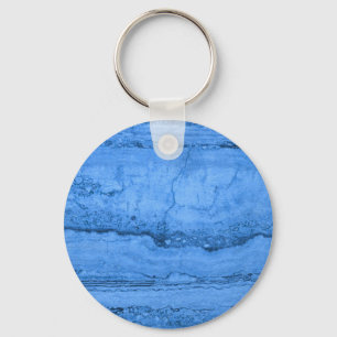Blue Granite Key Ring