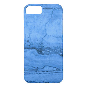 Blue Granite pattern blue marble blue rock stone iPhone 8/7 Case