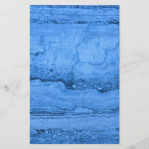 Blue Granite pattern blue marble blue rock stone Stationery