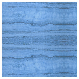 Blue Granite pattern, blue marble, blue stone Fabric