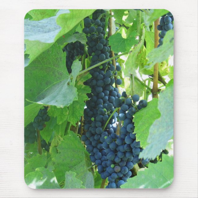 Blue Grapes Mouse Mat (Front)