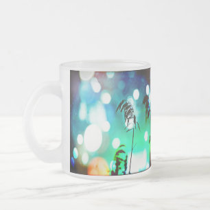 Blue Grass Drama Sparkle Frosted Mug
