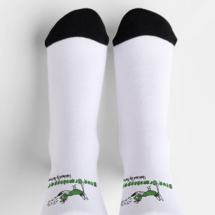 Blue Grasshopper Socks – Fun, Bold
