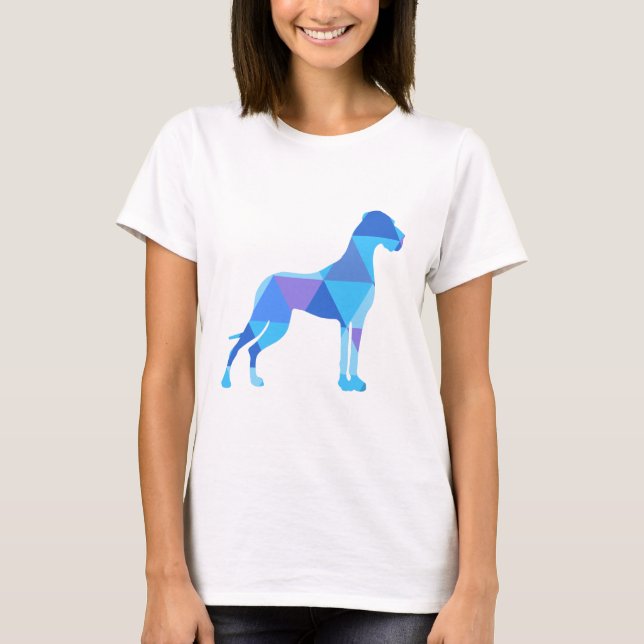 Blue Great Dane Triangulus T-Shirt (Front)