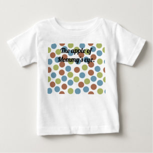 Blue, Green, and Brown Dots Baby T-Shirt