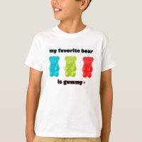 Blue, green and red Gummy Bears
