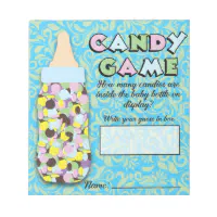 Baby bottle candy guessing game sale