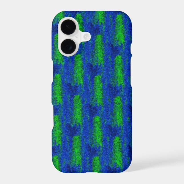 Blue Green Broken Glass Pattern (Back)